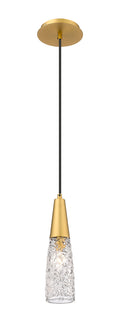 Downtown Urban Mini Pendant Brushed Brass