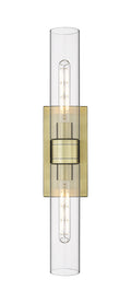 Downtown Urban Sconce Cast Brass Steel