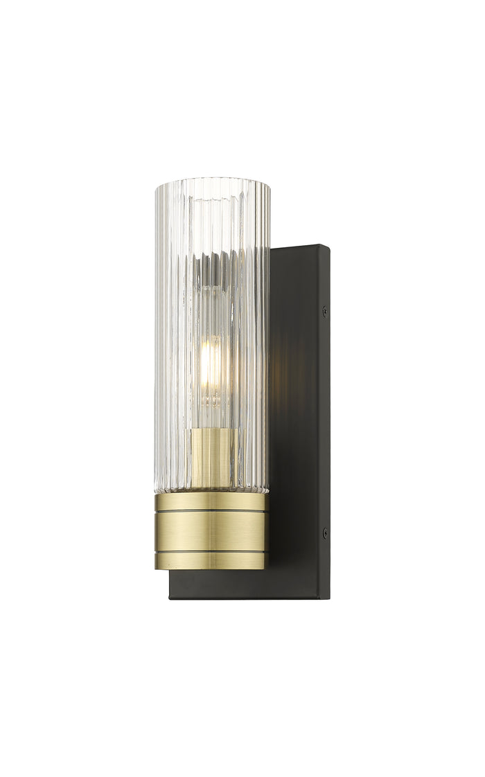 Black Antique Brass / Striped Clear