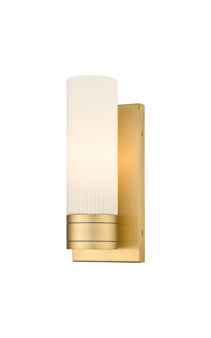 Brushed Brass / Striped White
