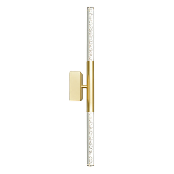 Dragonswatch Vanity Lights Satin Gold LED