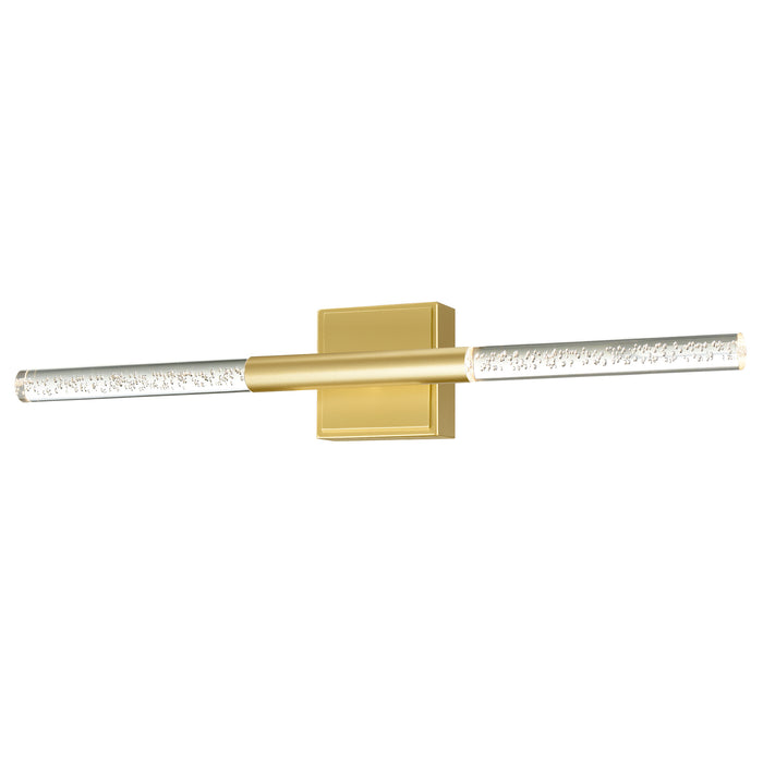 Dragonswatch Vanity Lights Satin Gold LED