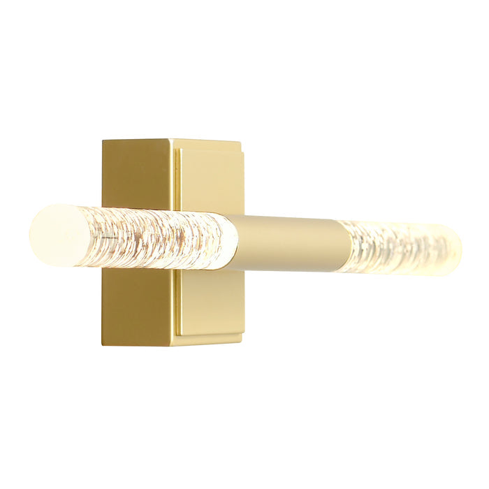 Dragonswatch Vanity Lights Satin Gold LED