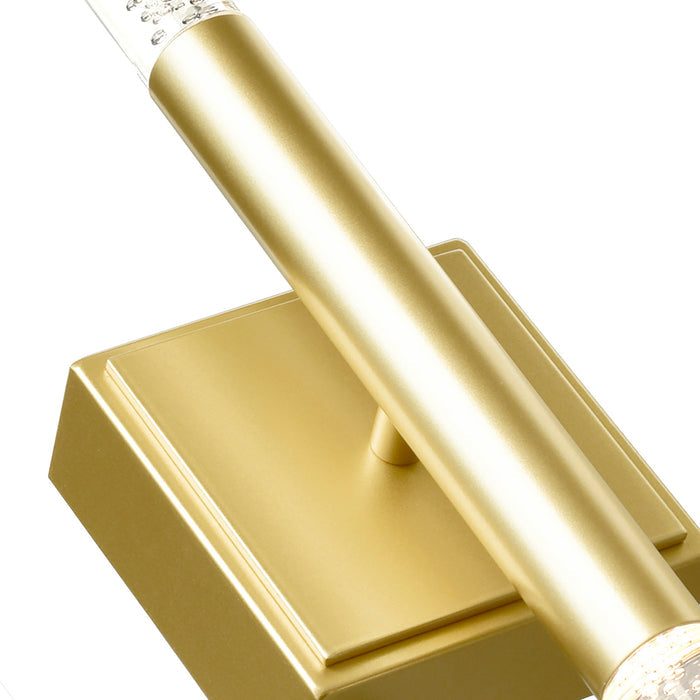 Dragonswatch Vanity Lights Satin Gold LED