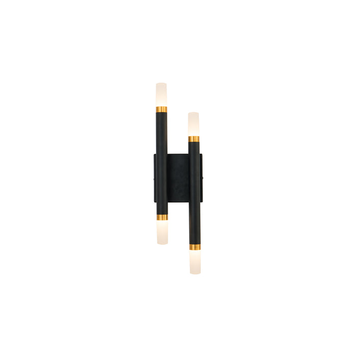 Draven 5-in Aluminum Acrylic Wall Sconce