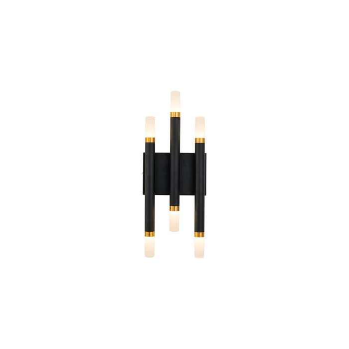 Draven 7-in Aluminum Acrylic Wall Sconce