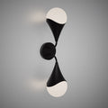 2 Lights Drop 1-light wall/vanity light Matte Black  Dimmable 100W