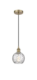 Edison Mini Pendant 6 Inch Brass Glass