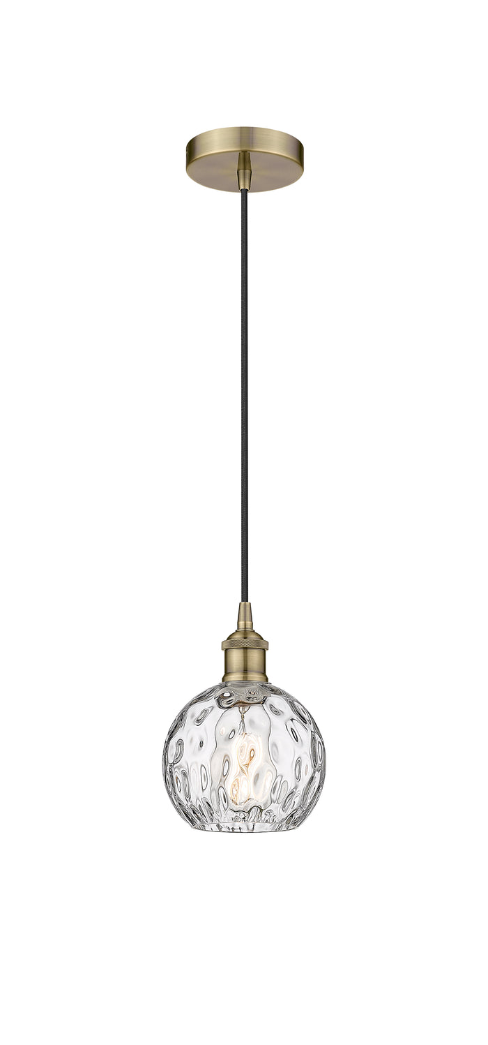 Edison Mini Pendant 6 Inch Brass Glass