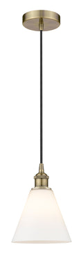 Edison Mini Pendant 8 Inch Antique Brass