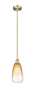 Edison Mini Pendant Antique Brass 6 Inch