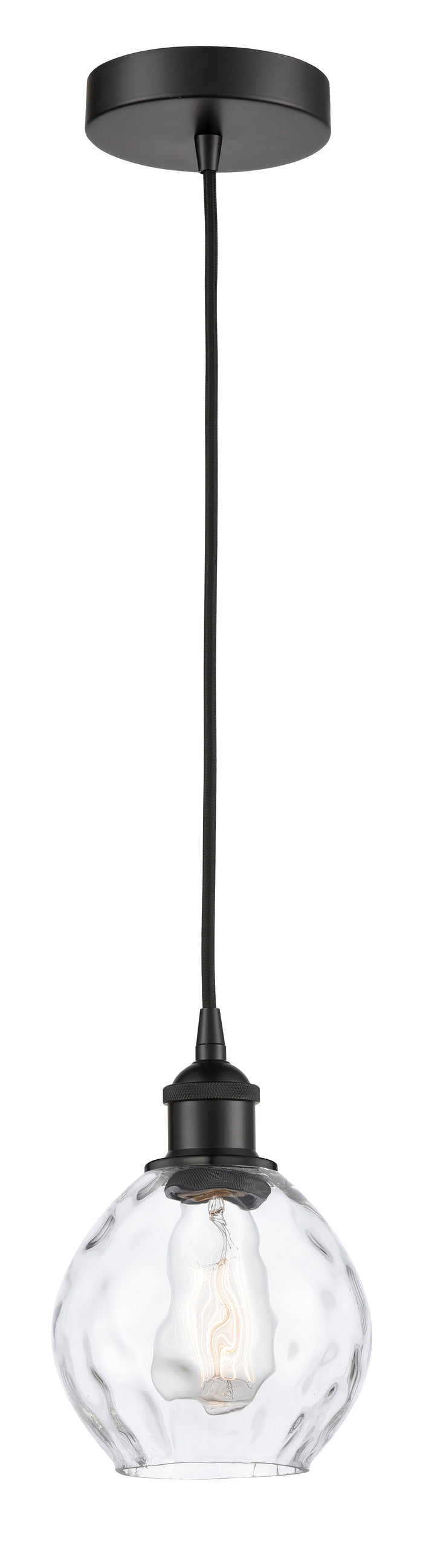 Edison Mini Pendant Antique Brass 6 Inch