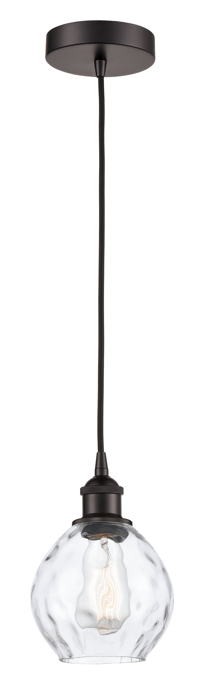 Edison Mini Pendant Antique Brass 6 Inch