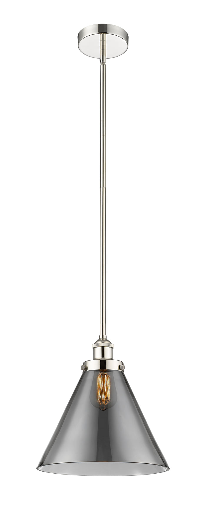 Polished Nickel / Light Smoke