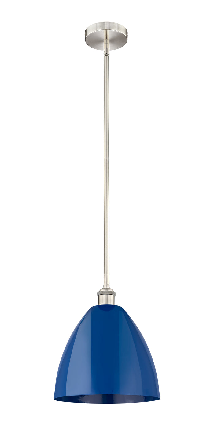 Brushed Satin Nickel / Blue