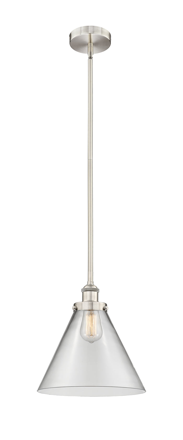 Brushed Satin Nickel / Clear