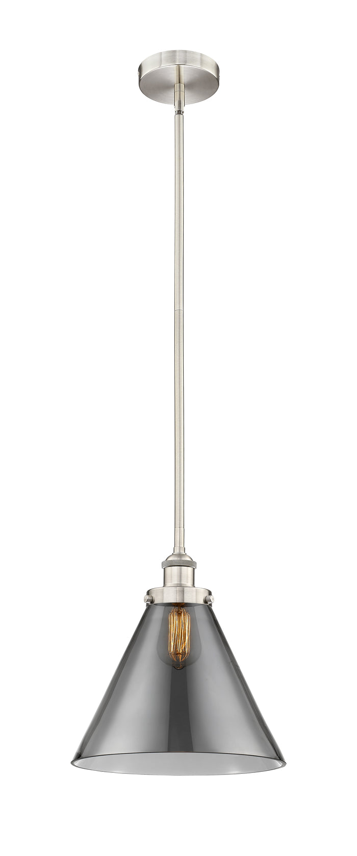 Brushed Satin Nickel / Light Smoke
