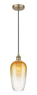 Edison Mini Pendant Antique Brass 7 Inch