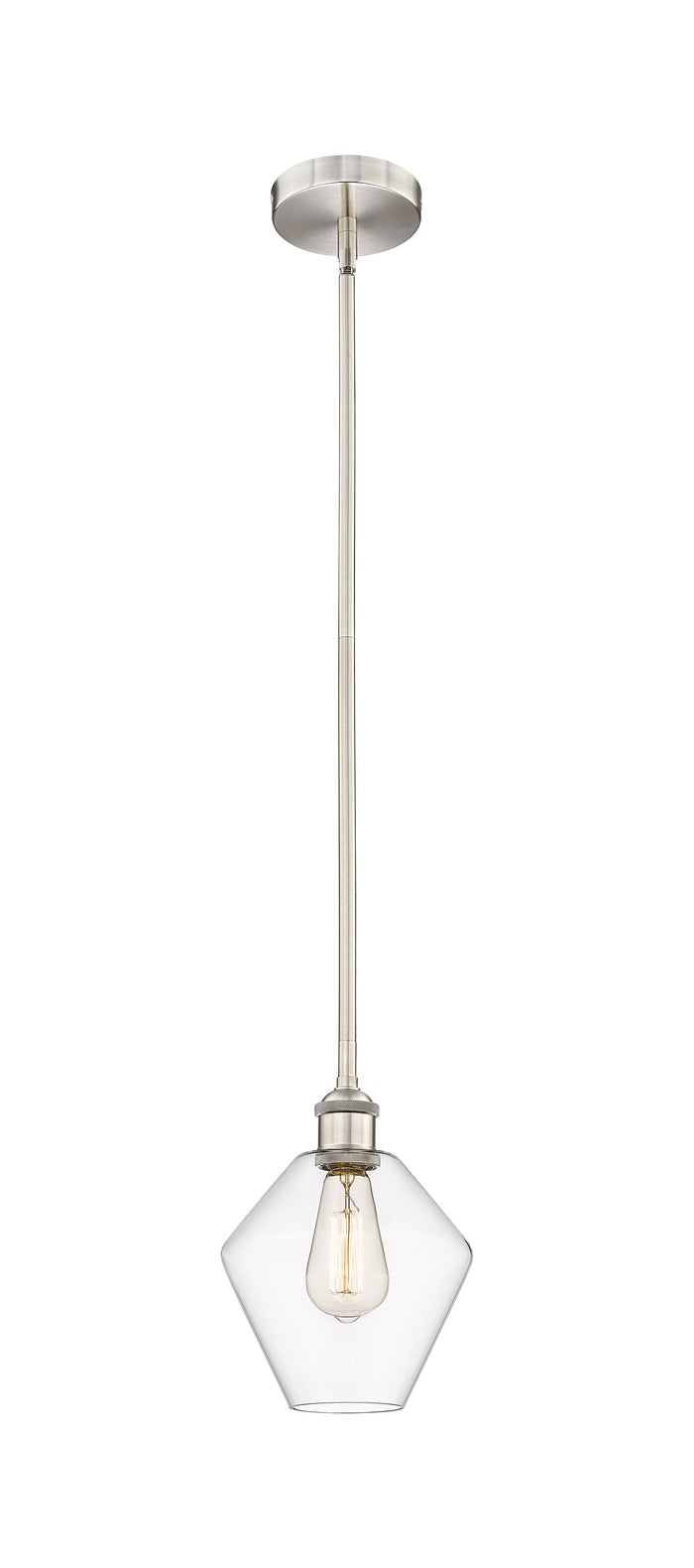 Brushed Satin Nickel / Clear