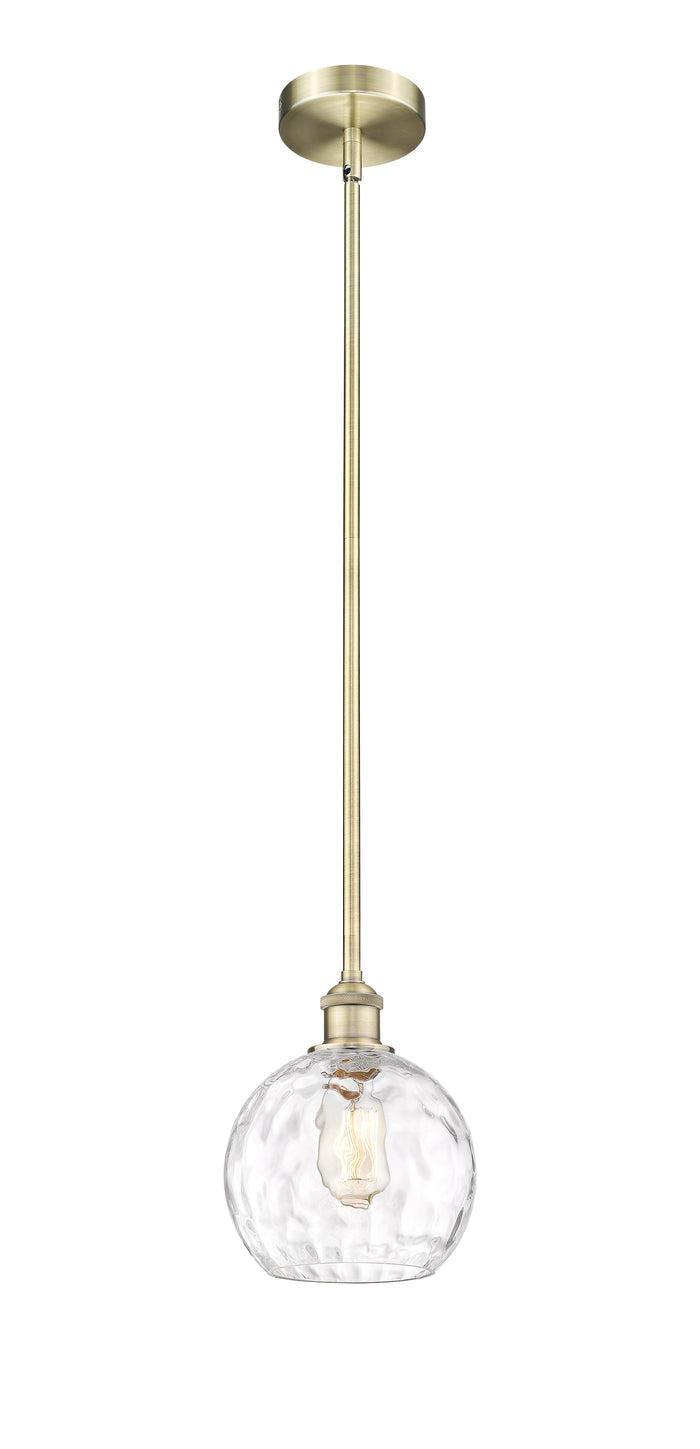 Edison Mini Pendant Antique Brass 8 Inch