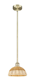 Edison Mini Pendant Antique Brass 9 Inch