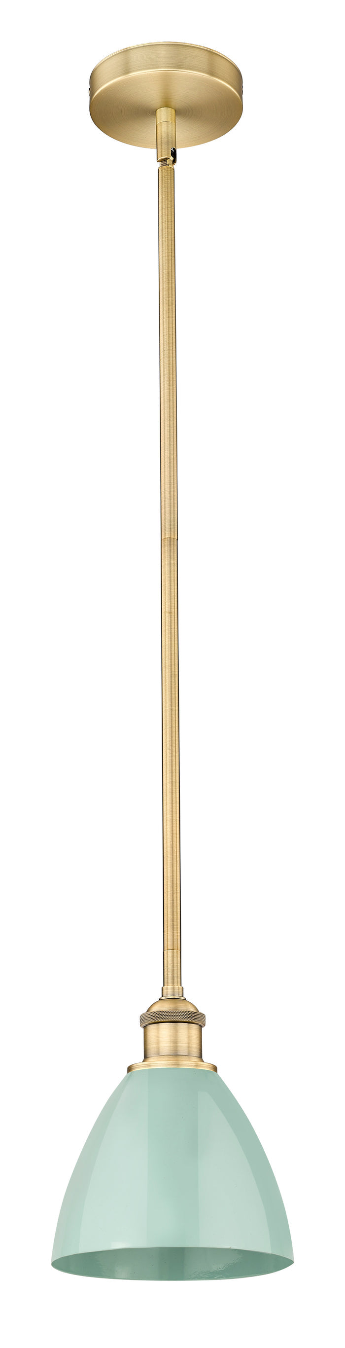 Brushed Brass / Seafoam