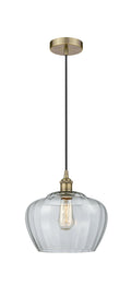 Edison Mini Pendant Antique Brass Cast