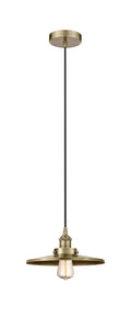Edison Mini Pendant Antique Brass Cast