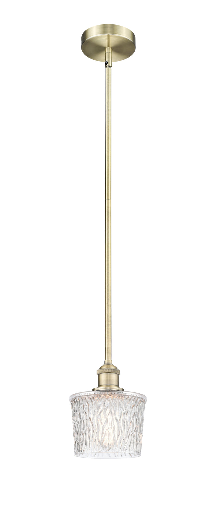 Edison Mini Pendant Antique Brass Cast