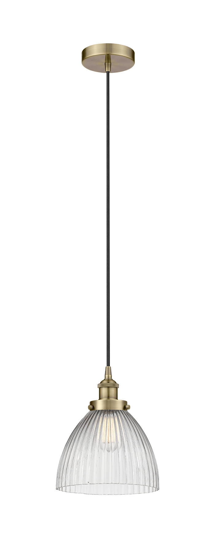 Edison Mini Pendant Antique Brass Cast