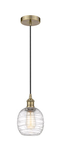 Edison Mini Pendant Antique Brass Cast
