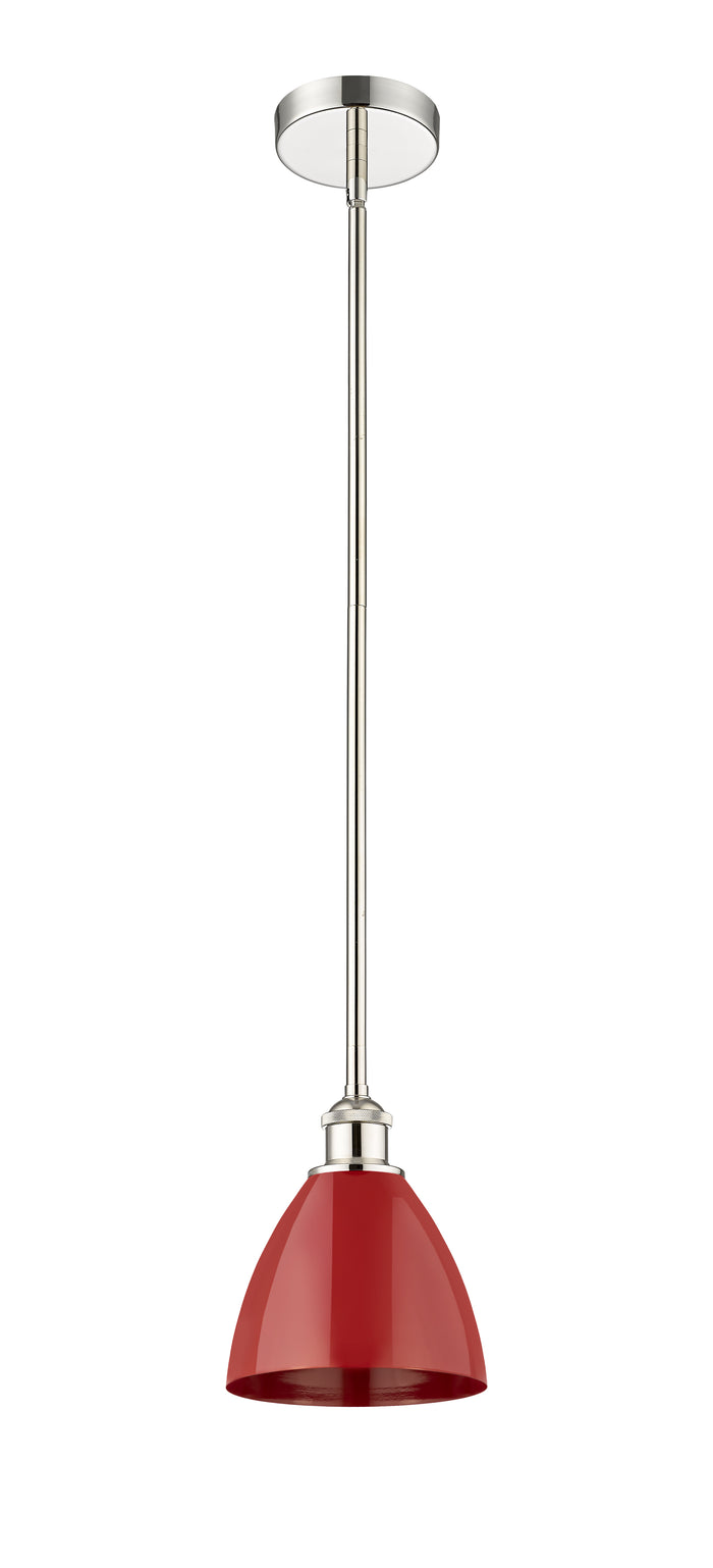 Polished Nickel / Red