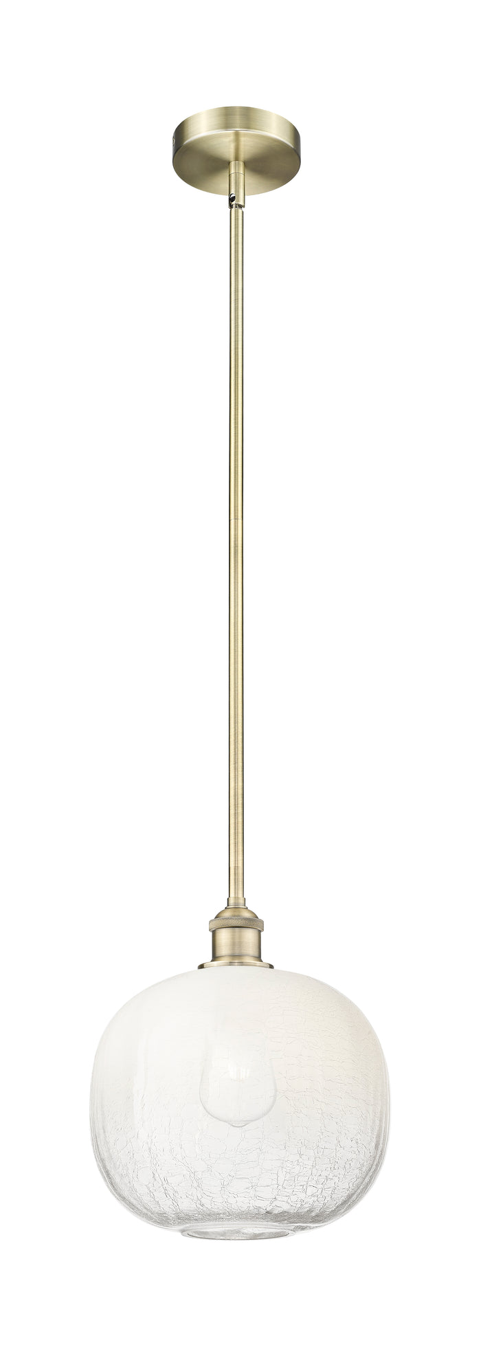 Edison Mini Pendant Antique Brass Cast