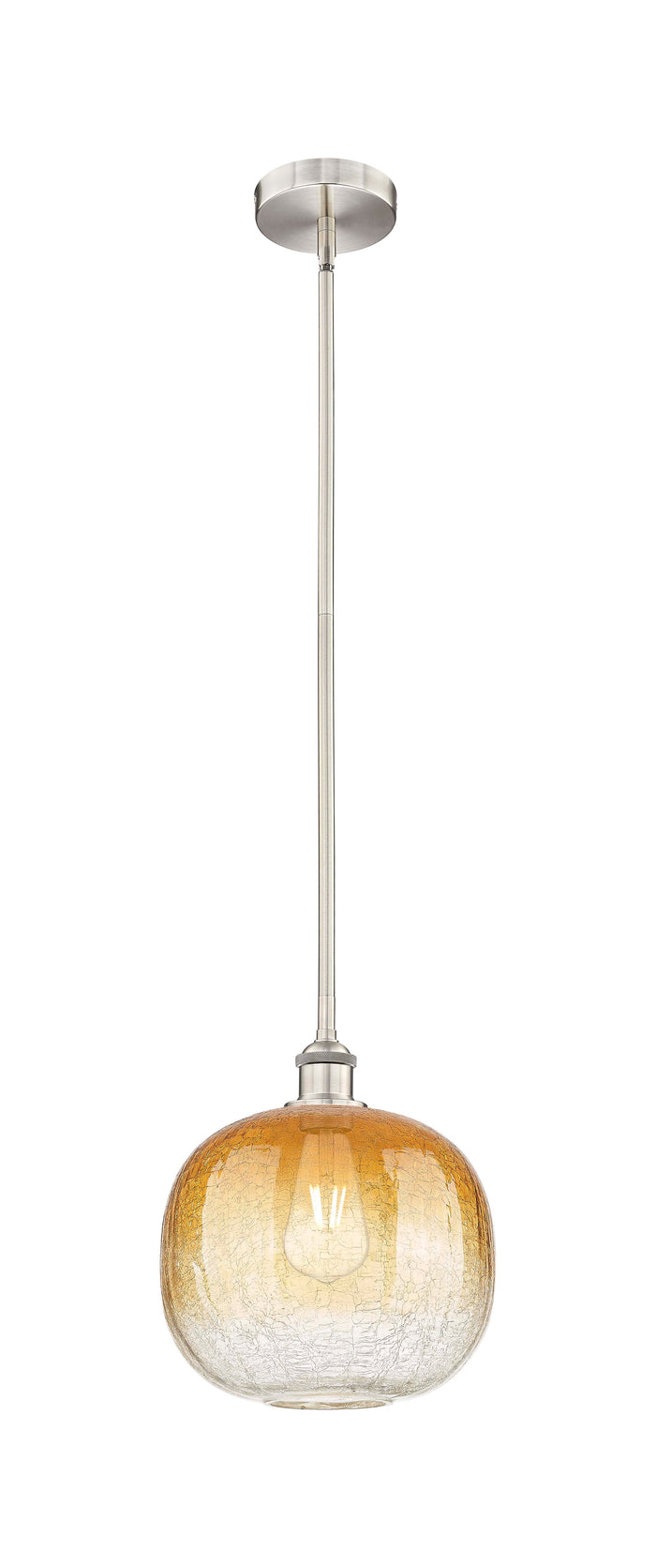 Brushed Satin Nickel / Amber