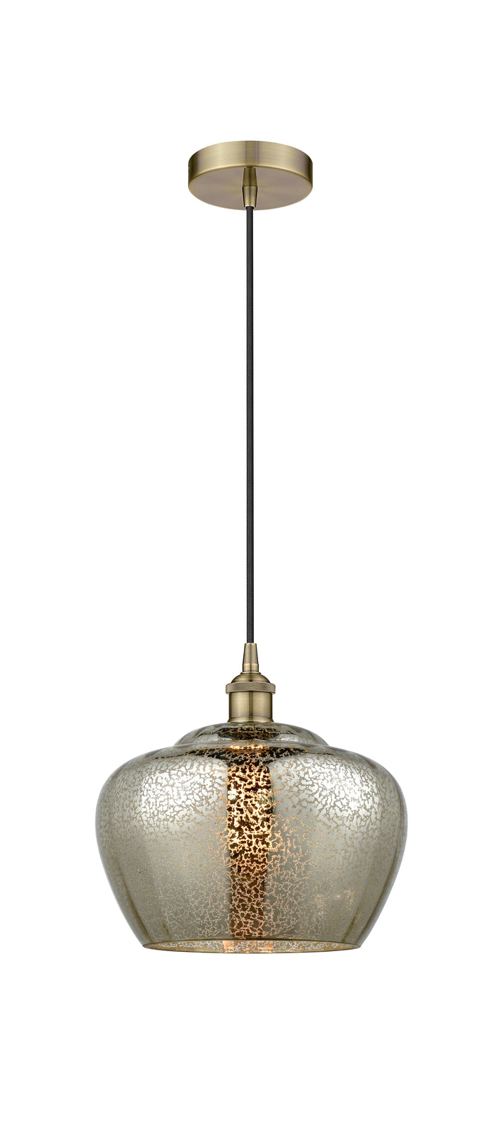 Edison Mini Pendant Antique Brass Cast