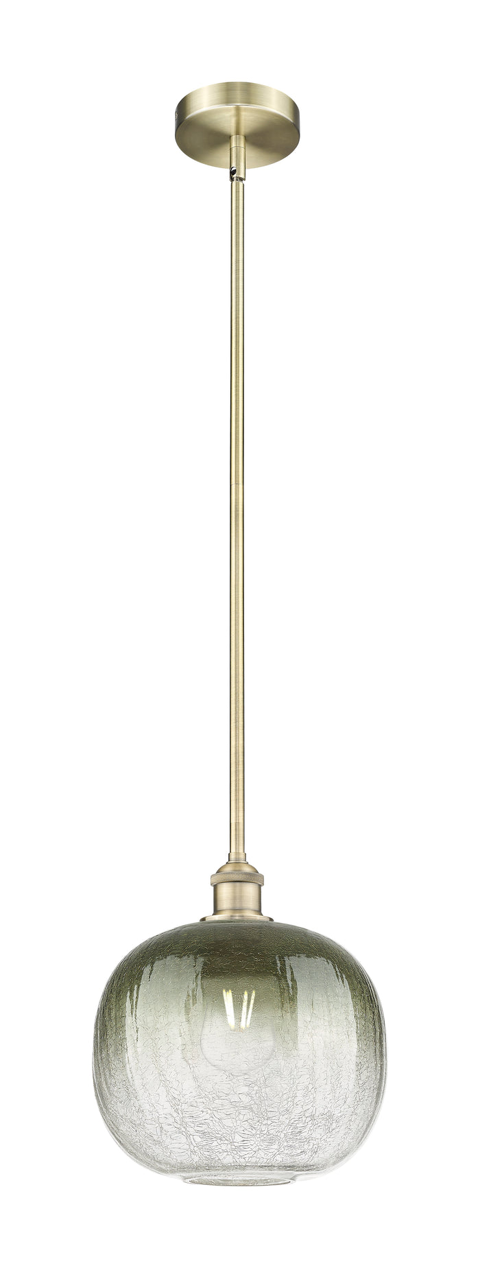 Edison Mini Pendant Antique Brass Cast