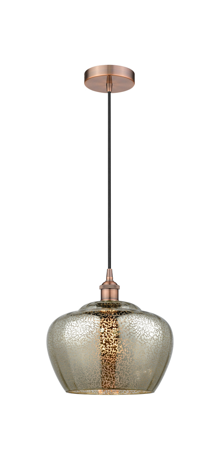 Edison Mini Pendant Antique Brass Cast