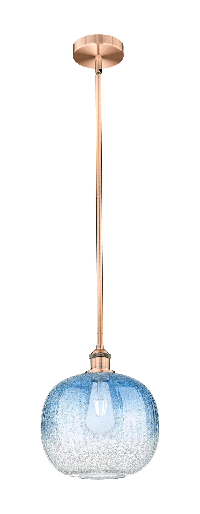 Edison Mini Pendant Antique Brass Cast