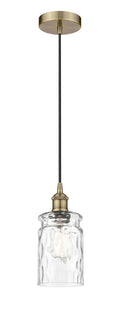 Edison Mini Pendant Antique Brass Dimmable