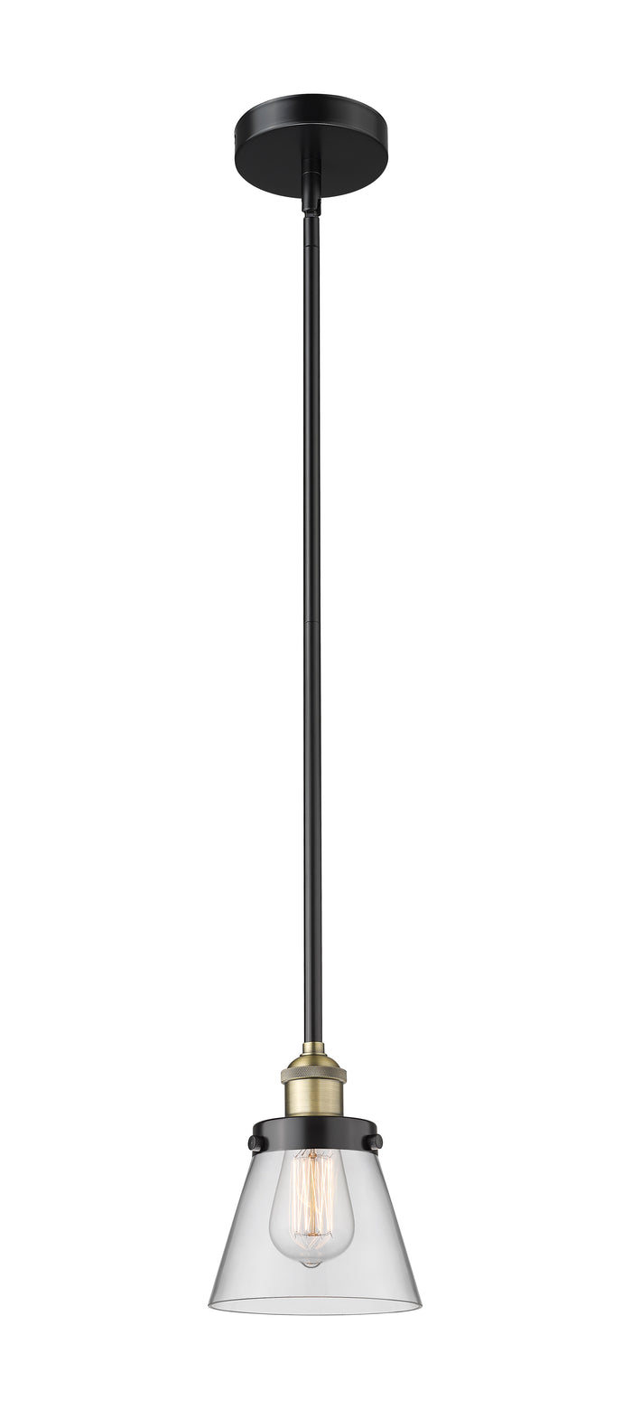 Black Antique Brass / Clear