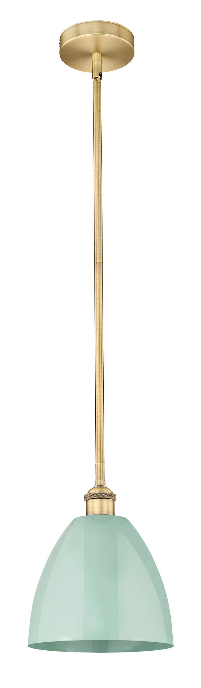 Brushed Brass / Seafoam