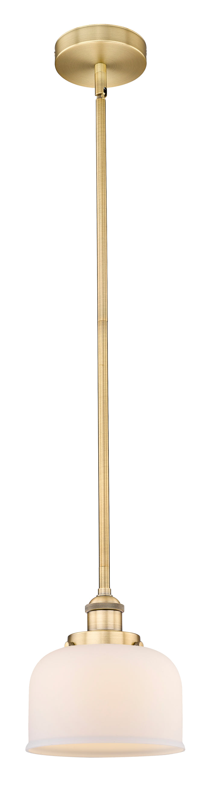 Brushed Brass / Matte White
