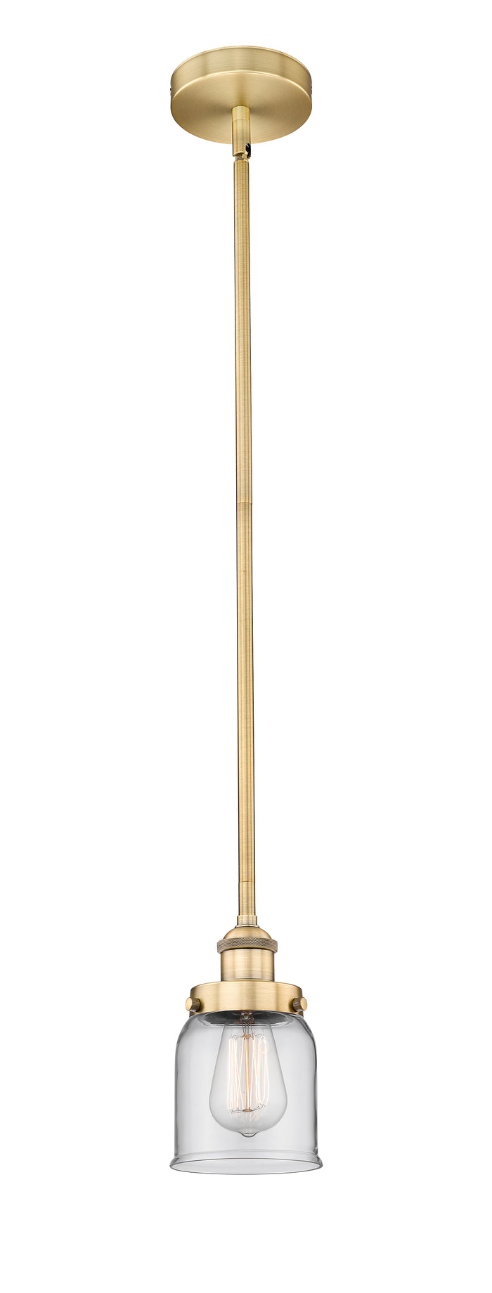 Brushed Brass / Clear