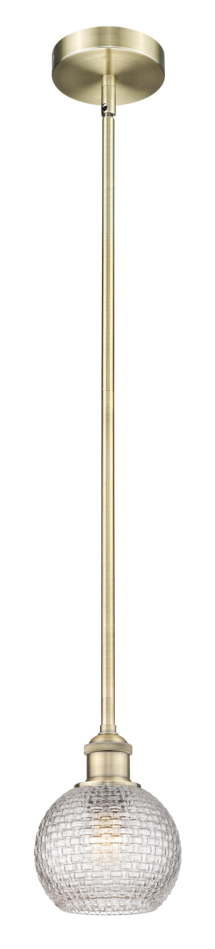 Edison Mini Pendant Antique Brass Finish