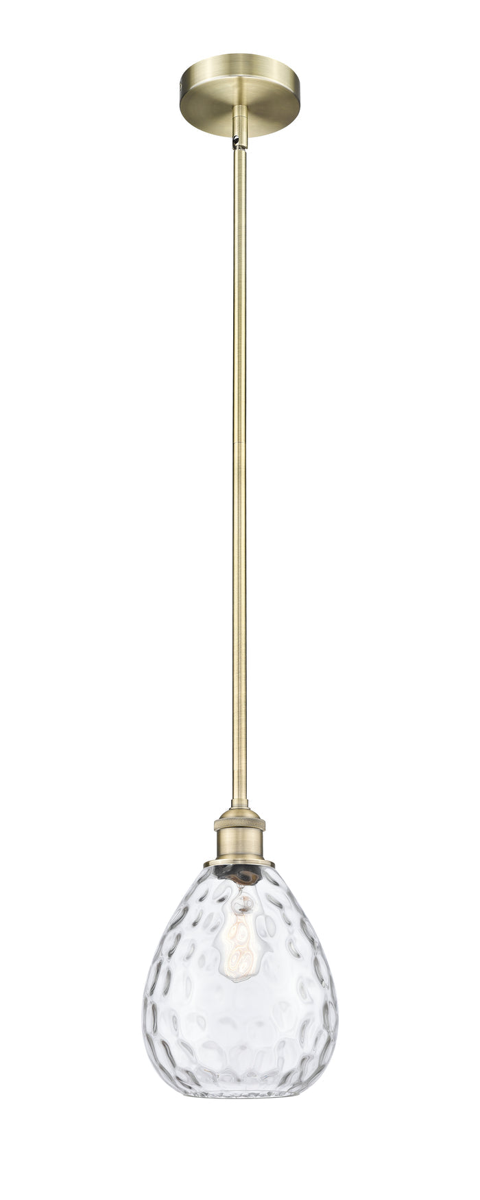 Edison Mini Pendant Antique Brass Finish