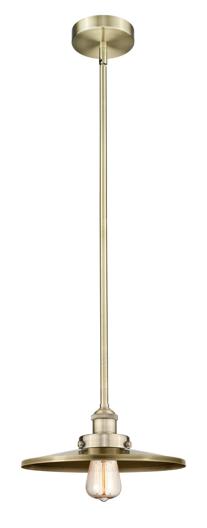 Edison Mini Pendant Antique Brass Finish