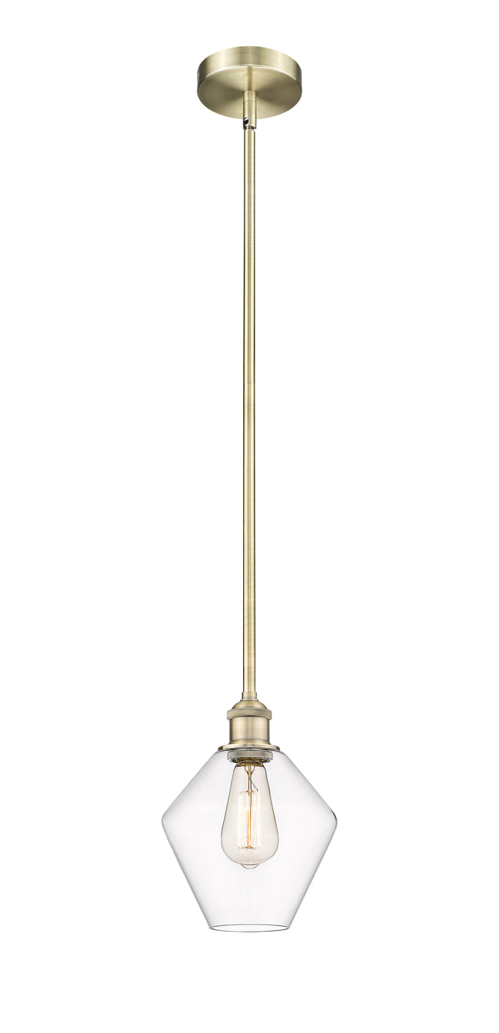 Edison Mini Pendant Antique Brass Finish