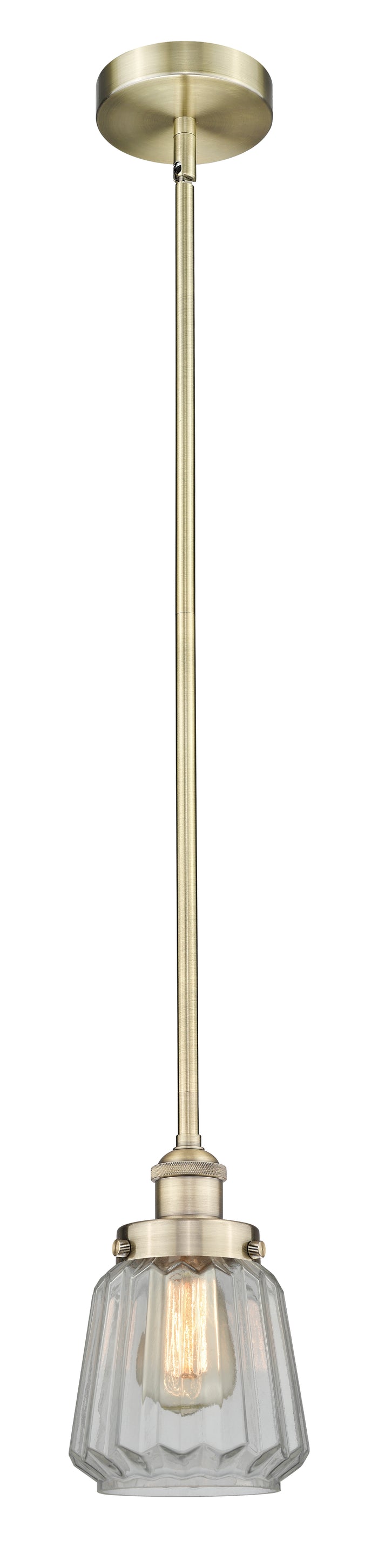 Edison Mini Pendant Antique Brass Finish