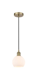 Edison Mini Pendant Antique Brass Finish