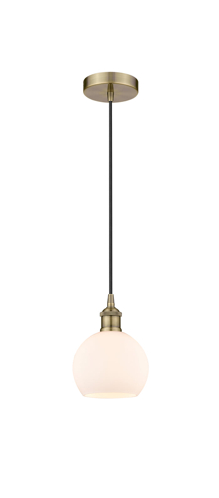 Edison Mini Pendant Antique Brass Finish